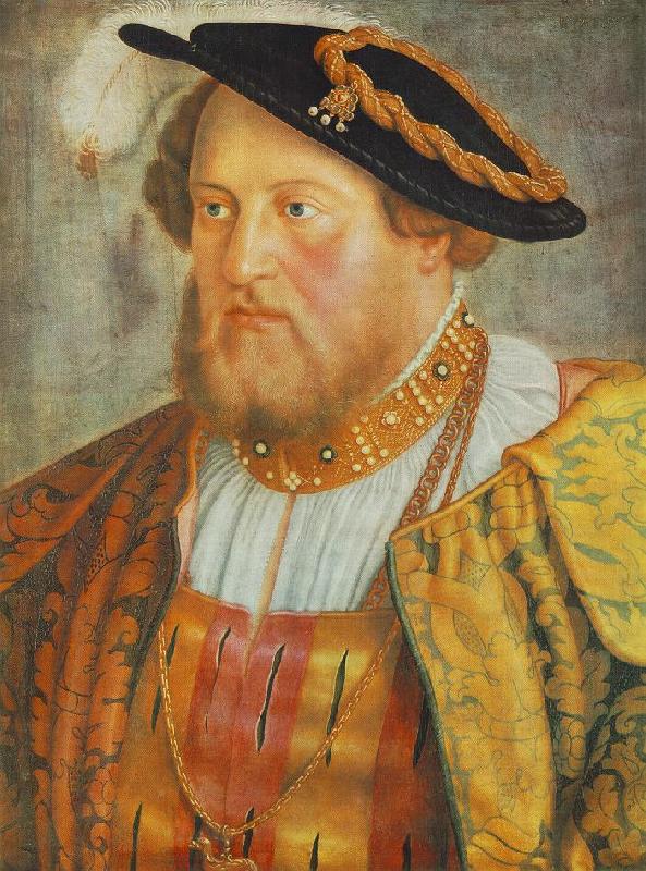 BEHAM, Barthel Portrait of Ottheinrich, Prince of Pfalz oil painting picture